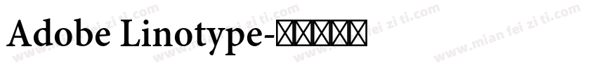 Adobe Linotype字体转换